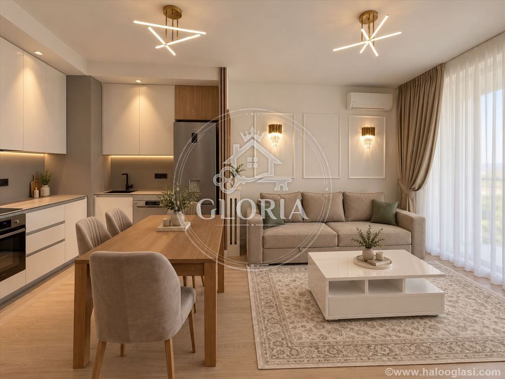 Двухкомнатная квартира, 50 м², Београд на води, Савски-Венац, фото 4