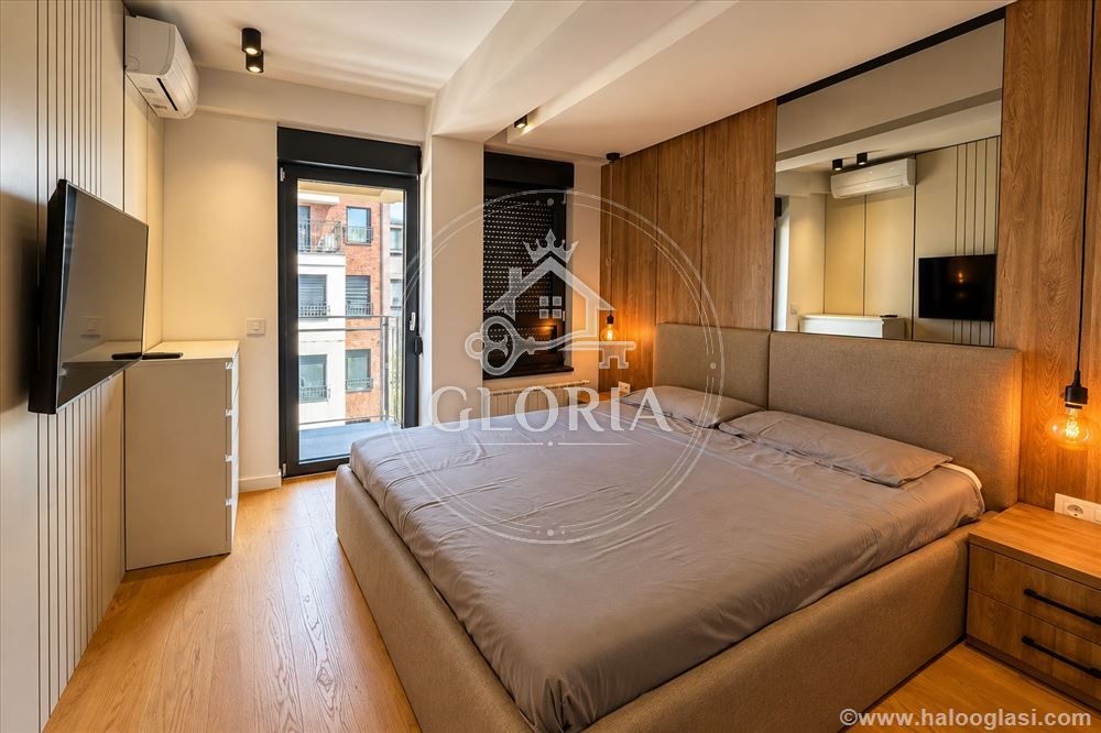 Трёхкомнатная квартира, 85 м², Модерно опремлен, Луксузан, фото 8