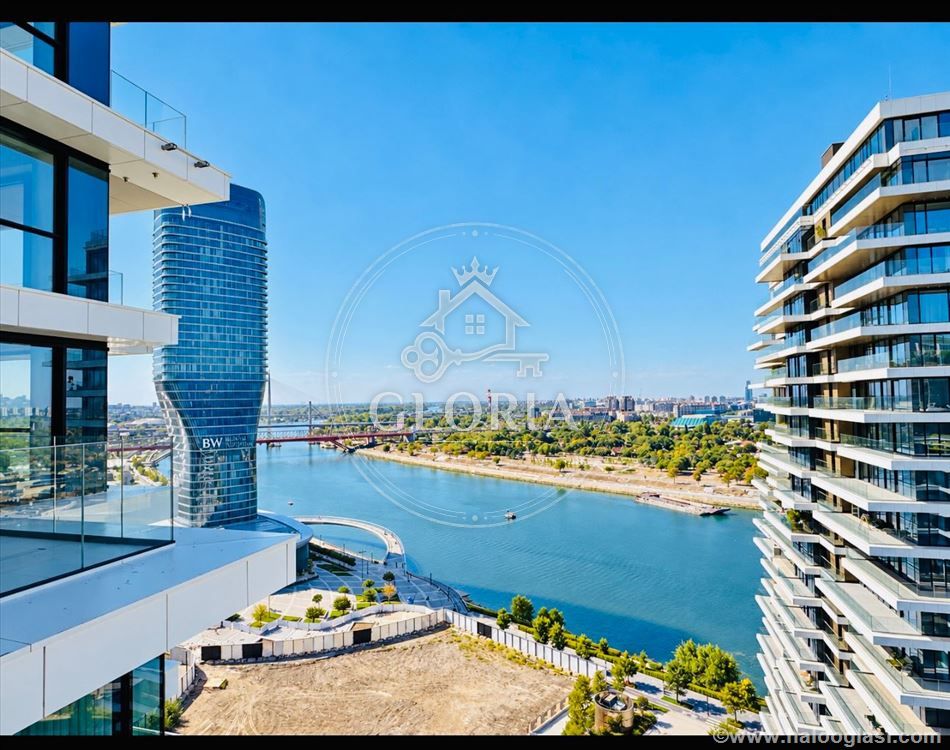 Трёхкомнатная квартира, 114.5 м², Београд на води, Савски-Венац