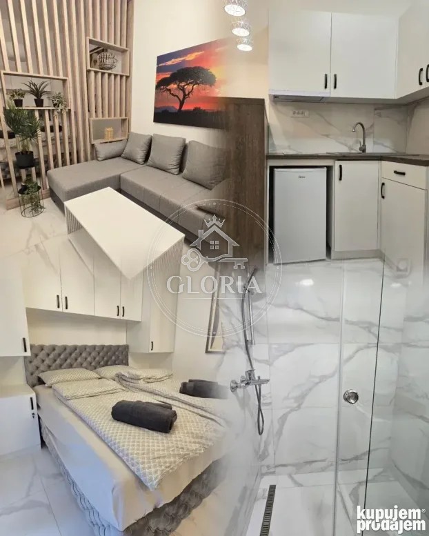 Двухкомнатная квартира, 35 м², Савски-Венац, фото 2