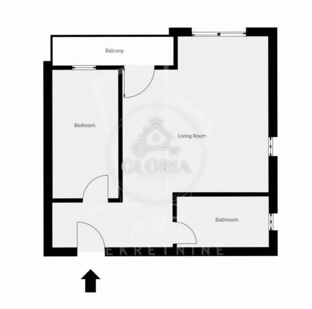 1,5-комнатная квартира, 35 м², Раковица
